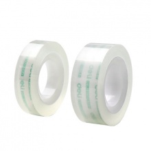 透明胶带小卷胶条学生用宽胶纸12mm细窄强力高粘度超强切割器办公封口文具小号胶布错题不留胶可粘字神器120卷